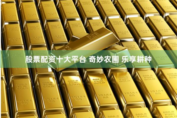 股票配资十大平台 奇妙农圃 乐享耕种